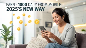 मोबाइल से रोज़ कमाओ ₹1000 – 2025 का सबसे नया तरीका!
